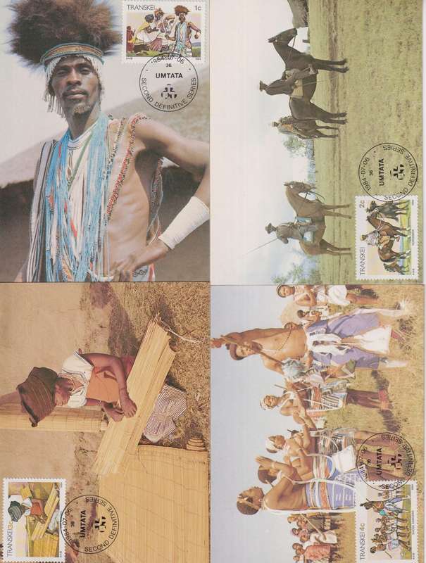 Maxi Card Set of 17 1984 Xhosa Culture