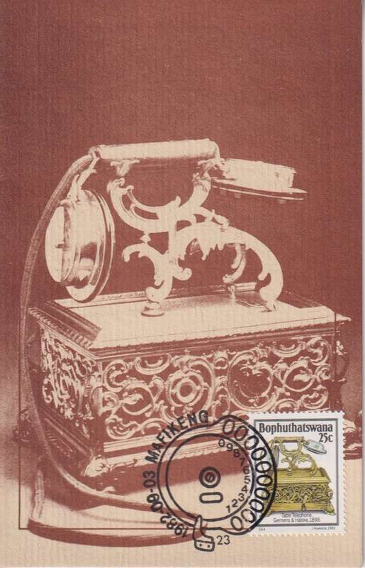 Maxi Card Limited Edition 1982 History of the Telephone