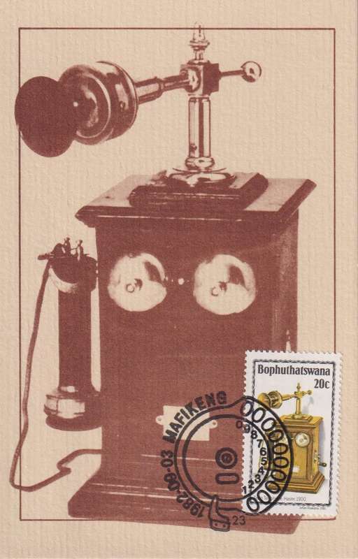 Maxi Card Limited Edition 1982 History of the Telephone