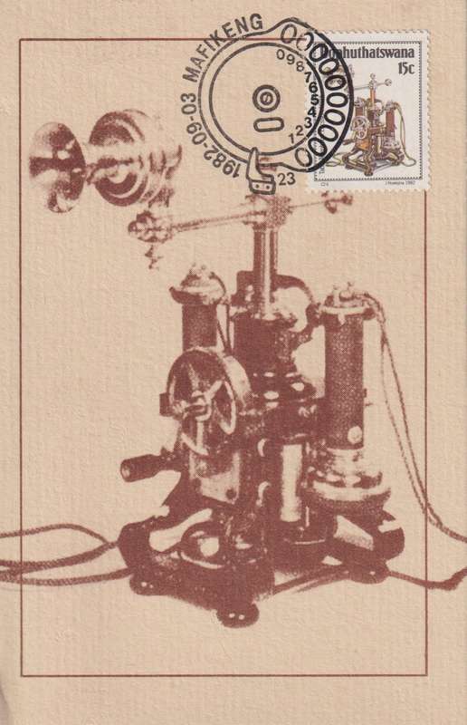Maxi Card Limited Edition 1982 History of the Telephone