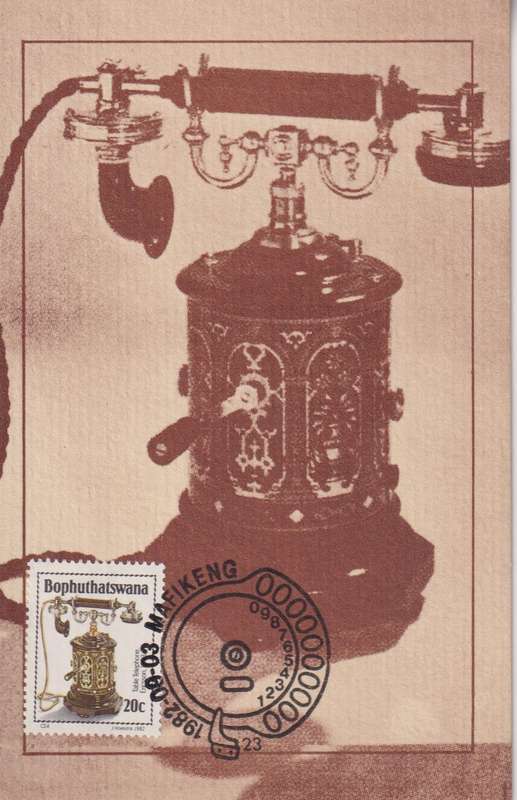 Maxi Card Limited Edition 1982 History of the Telephone