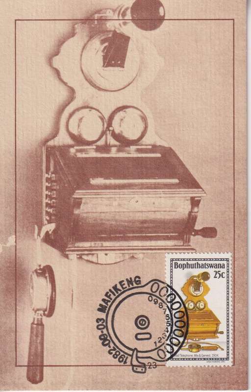 Maxi Card Limited Edition 1982 History of the Telephone