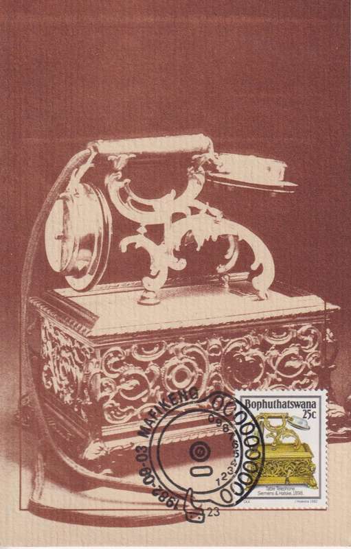 Maxi Card Limited Edition 1982 History of the Telephone