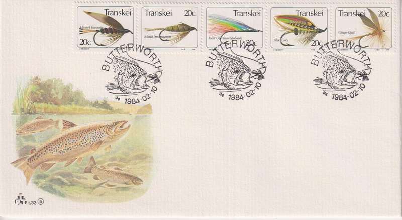 FDC Excess Stock 1984 Fishing Flies (Pack of 10 bid to take all)