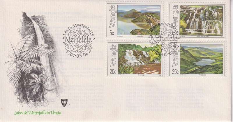 FDC Excess Stock 1981 Lakes and Waterfalls (Pack of 10 bid to take all)