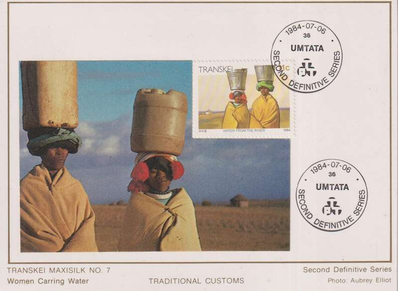 Silk Maxi Card Limited Edition 1984 Xhosa Culture 026/500