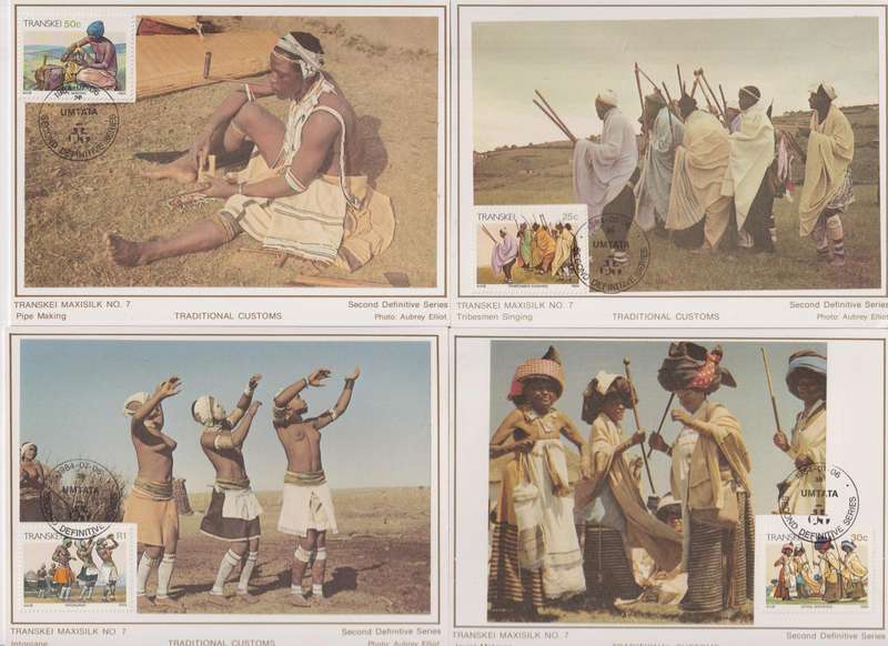 Silk Maxi Card Limited Edition 1984 Xhosa Culture 26/500