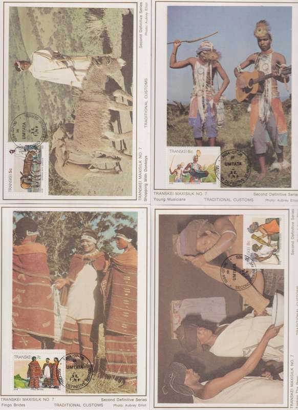 Silk Maxi Card Limited Edition 1984 Xhosa Culture 26/500