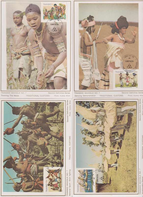 Silk Maxi Card Limited Edition 1984 Xhosa Culture 26/500