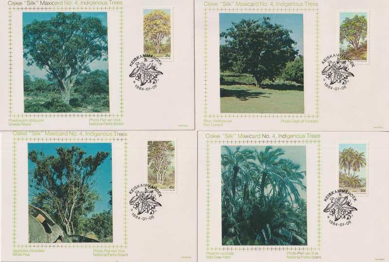 Silk Maxi Card Limited Edition 1984 Fauna - Trees 291/500