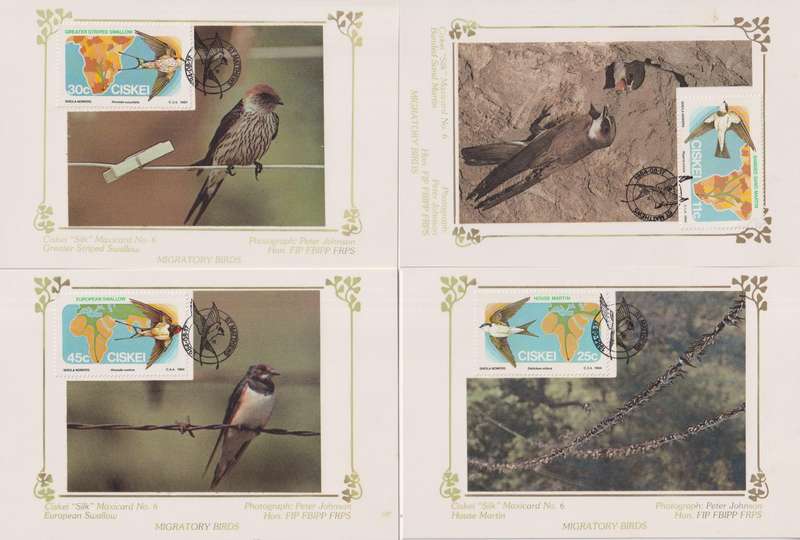 Silk Maxi Card Limited Edition 1984 Migartory Birds 139/500