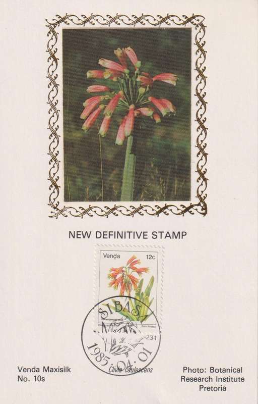 Silk Maxi Card Limited Edition 1985 Flowers 028/500