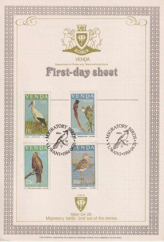Stamps First Day Sheet Venda