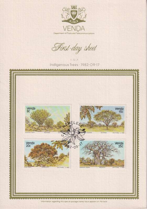 Stamps First Day Sheet Venda
