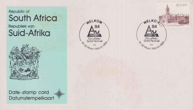 Stamps Date Stamp card RSA