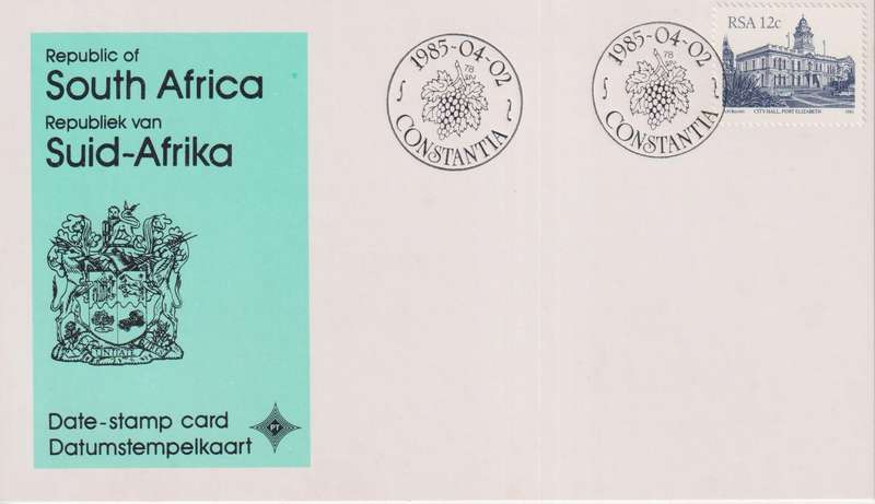 Stamps Date Stamp card RSA