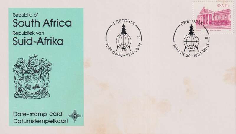 Stamps Date Stamp card RSA