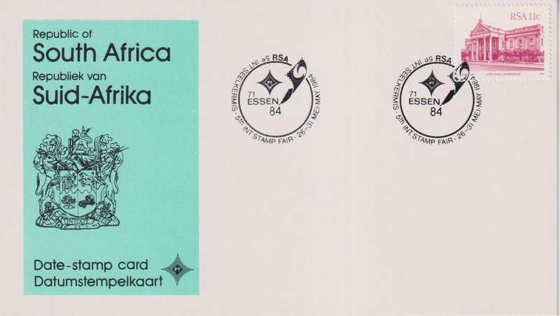 Stamps Date Stamp card RSA