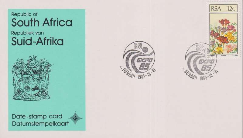 Stamps Date Stamp card RSA