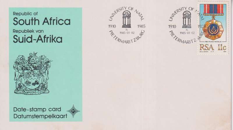 Stamps Date Stamp card RSA
