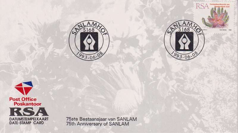 Stamps Date Stamp card RSA