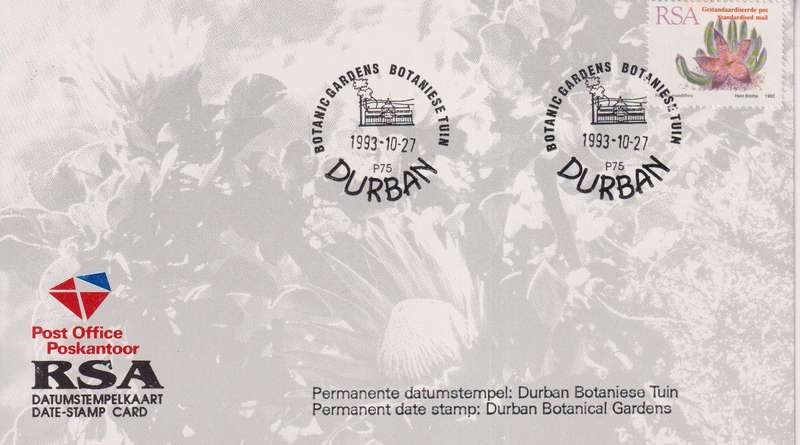 Stamps Date Stamp card RSA