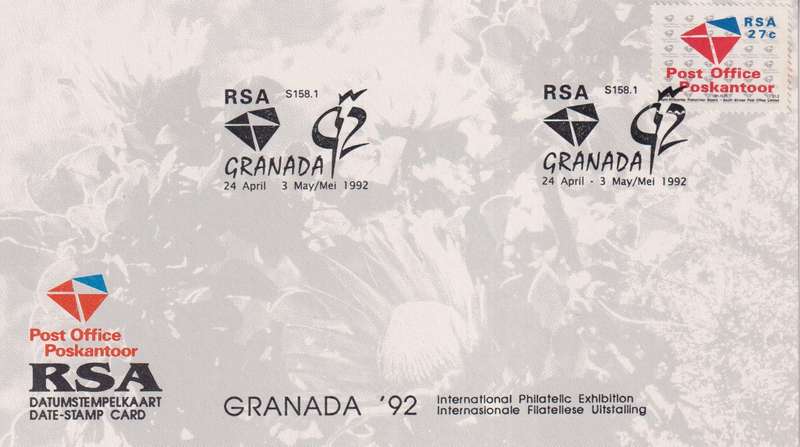 Stamps Date Stamp card RSA