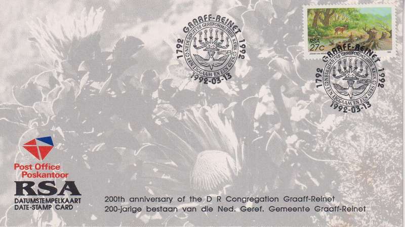 Stamps Date Stamp card RSA