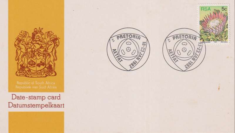 Stamps Date Stamp card RSA