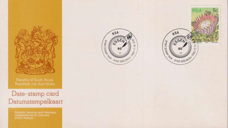Stamps Date Stamp card RSA