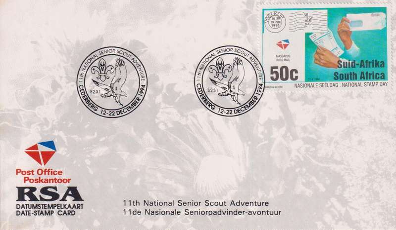 Stamps Date Stamp card RSA