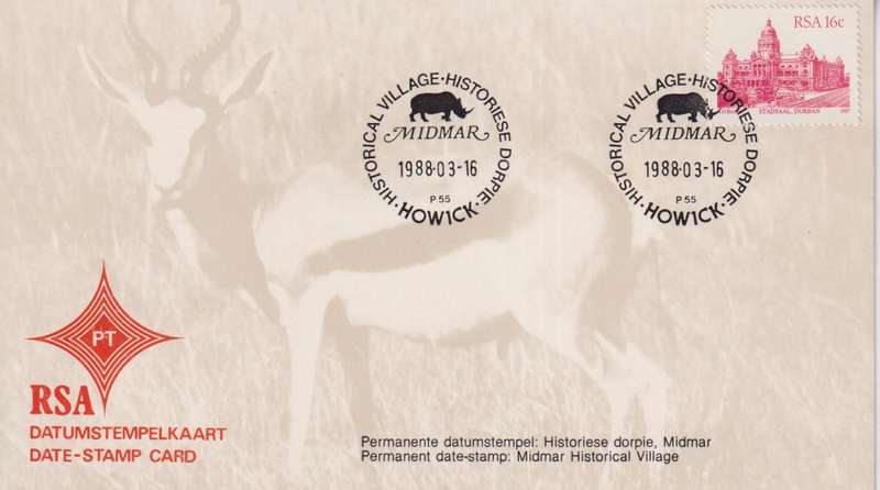 Stamps Date Stamp card RSA