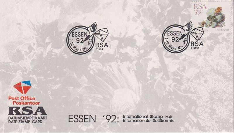 Stamps Date Stamp card RSA