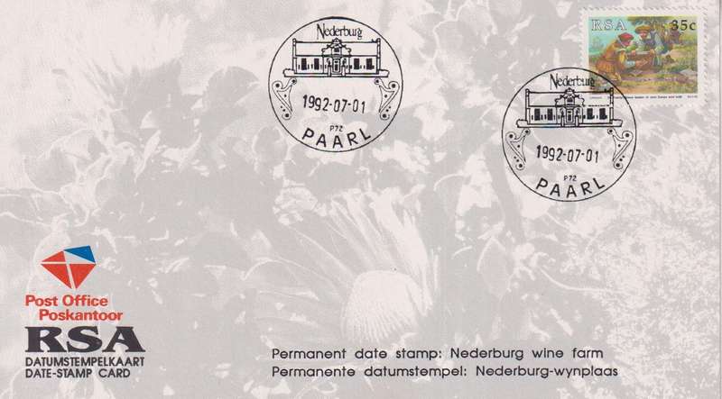 Stamps Date Stamp card RSA