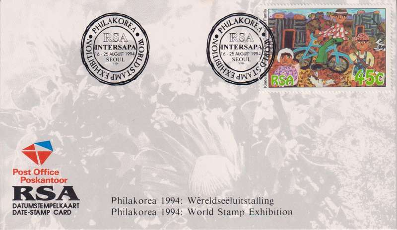 Stamps Date Stamp card RSA