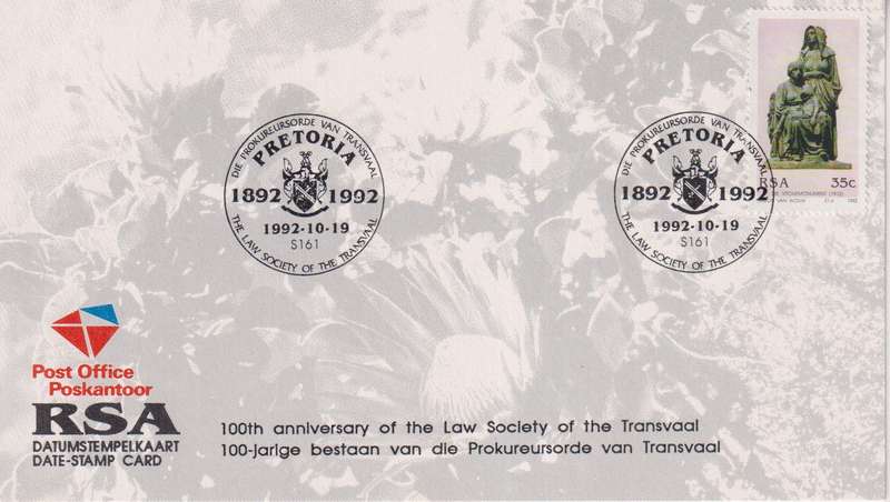 Stamps Date Stamp card RSA
