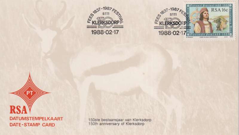 Stamps Date Stamp card RSA