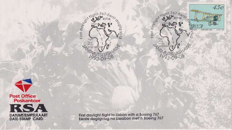 Stamps Date Stamp card RSA
