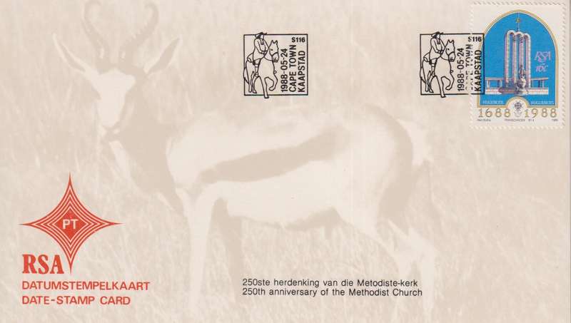Stamps Date Stamp card RSA