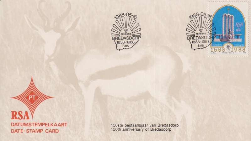 Stamps Date Stamp card RSA