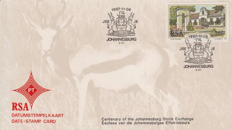 Stamps Date Stamp card RSA