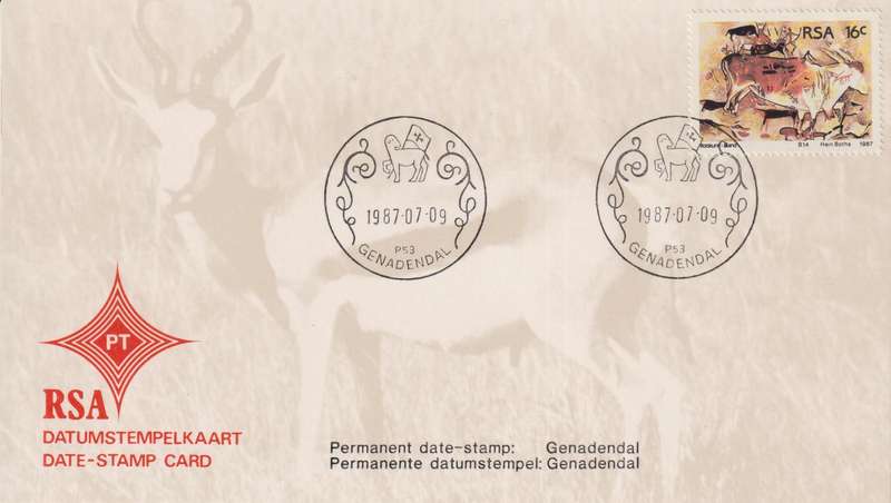 Stamps Date Stamp card RSA