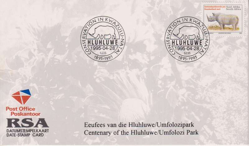 Stamps Date Stamp card RSA