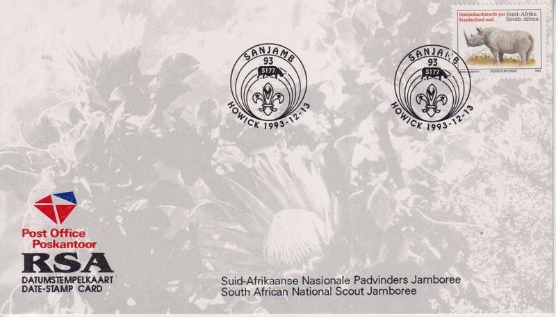 Stamps Date Stamp card RSA