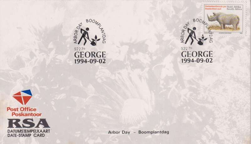 Stamps Date Stamp card RSA