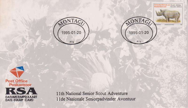 Stamps Date Stamp card RSA