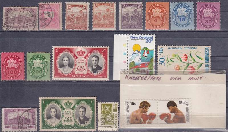 Stamps Mix World Card