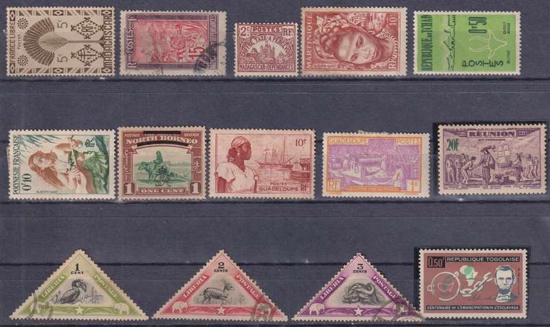 Stamps Mix World Card