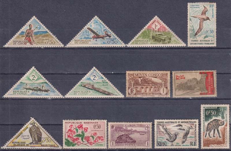 Stamps Mix World Card