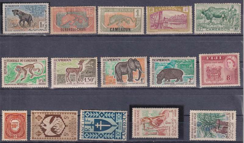 Stamps Mix World Card